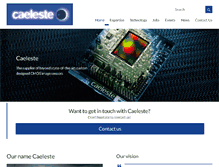 Tablet Screenshot of caeleste.be